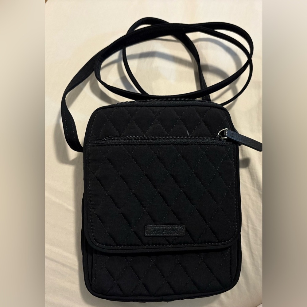 Vera Bradley Black Quilted Crossbody Bag